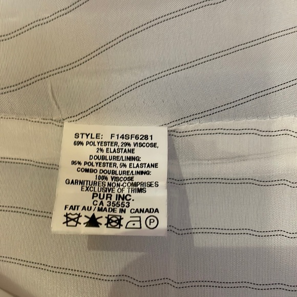 Canadian designer iris pale Blue Jacket size 6 - Picture 7 of 8